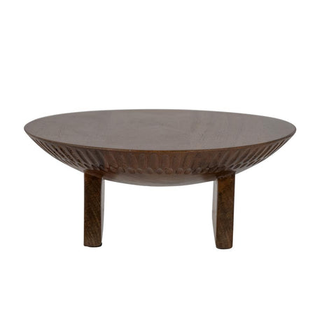 Bloomingville Miho Kuchenplatte, Braun, Mangoholz D25,5xH10 cm