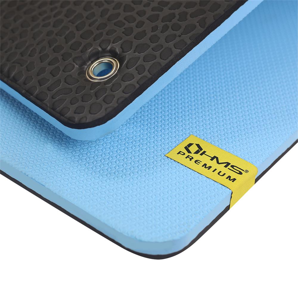 Fitnessmatte 120x60 cm 20 mm Blau/Schwarz | HMS Premium MFK02