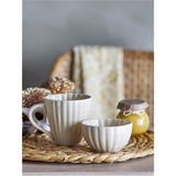 Bloomingville Latina Becher, Natur, Steingut, 220 ml, Tasse, dänisches Design