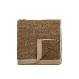 Bloomingville Kahla Handtuch, Braun, Baumwolle, 100x50 cm, dänisches Design