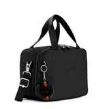 Kipling MIYO, isolierte Lunchbox Tasche mit Trolleyschlaufe, 8L, True Black (schwarz)
