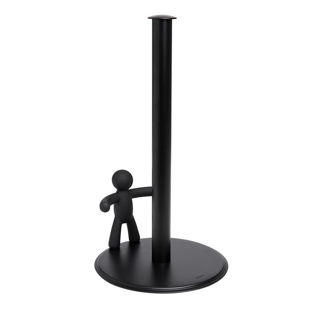Umbra Buddy Küchenrollenhalter stehend, Rollenhalter für Küchentücher in Schwarz