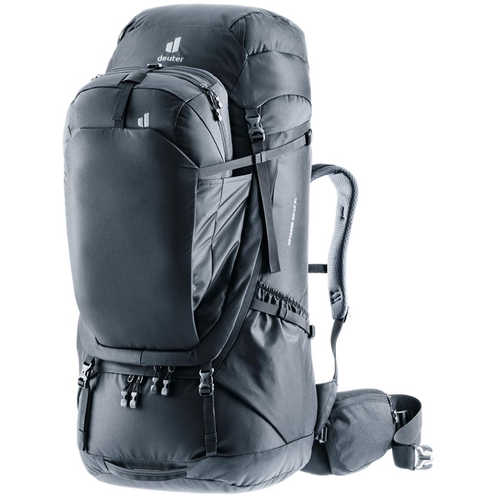 deuter Voyager 60+10 SL, Reiserucksack, black (schwarz), 60L