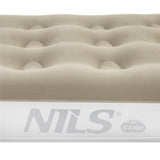 NILS CAMP Campingmatratze Einzelbett beige 191x73x22 cm für Camping Reise Gästebett