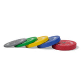 Hantelscheibe 5 kg Gummiert 50 mm Bumper Plate, 2 Stück | HMS CBR05