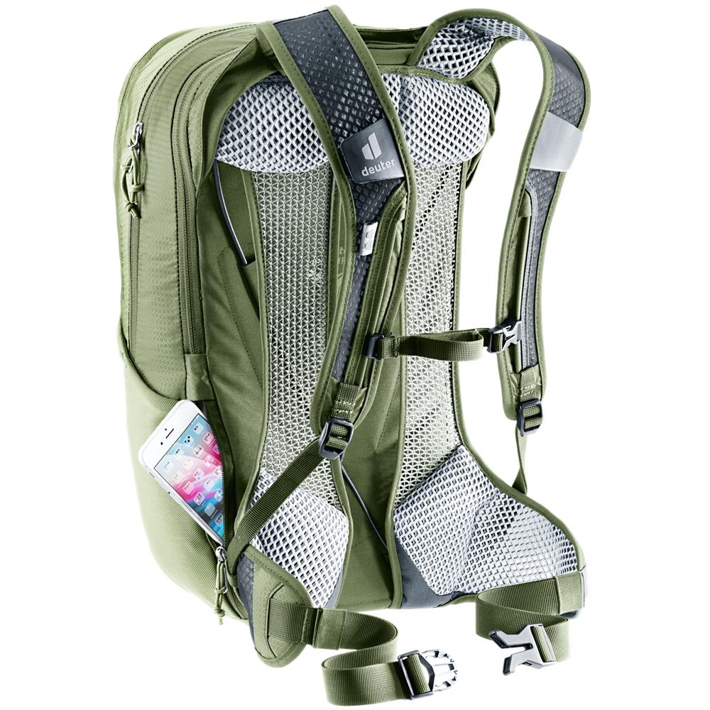 deuter Race Air 14+3, Fahrradrucksack, mineral-grove (grün), 14L