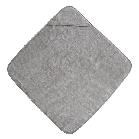 Mushie Baby-Kapuzenhandtuch, Gray, aus 100% Bio-Baumwolle