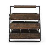 Umbra Terrace Schmucktablett Holz Schmuckkästchen mit drei Schubfächer für Ringe Armbänder Ketten Uhren und Mehr