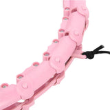 Hula Hoop Reifen mit Gewicht und Massagefunktion verstellbar Rosa | HMS HHW02