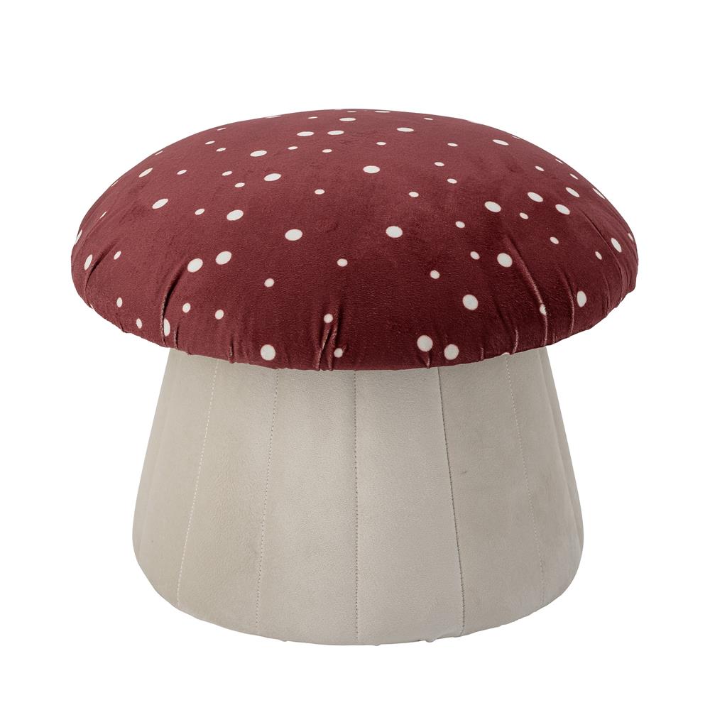 Bloomingville MINI Lue Hocker Pilz Rot 37x30 cm Sitzhocker fürs Kinderzimmer dänisches Design