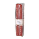 BOLTZE Stabkerze Melia rot 4 Stück 20cm Kerzen Wachskerzen Leuchterkerzen Tafelkerzen