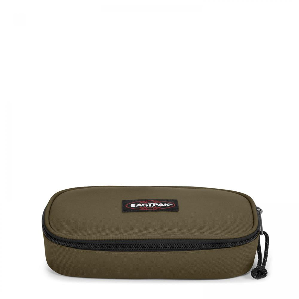 Eastpak OVAL SINGLE, Federmäppchen, Army Olive (grün), mittelgroße Federmappe, Federtasche
