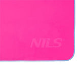 NILS Mikrofaserhandtuch 140x70 cm in Rosa - schnelltrocknendes Handtuch für Camping, Strand & Sport