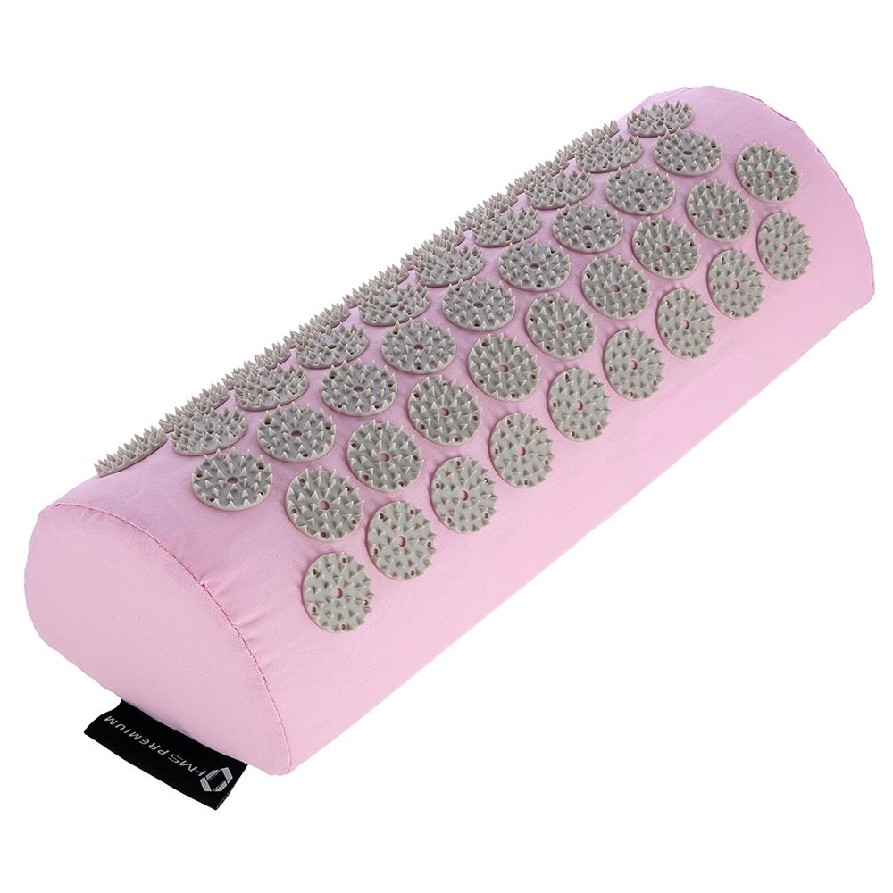 HMS Premium AKM04 Akupressurmatte mit Kissen Rosa/Grau 15444 Punkte