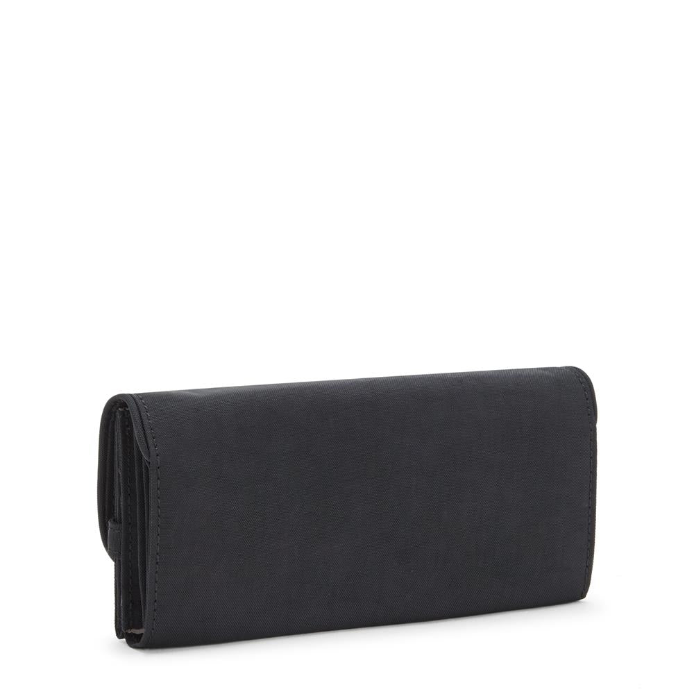 Kipling MONEY LAND, Großes Portemonnaie, Black Noir (schwarz), Geldbörse, Brieftasche