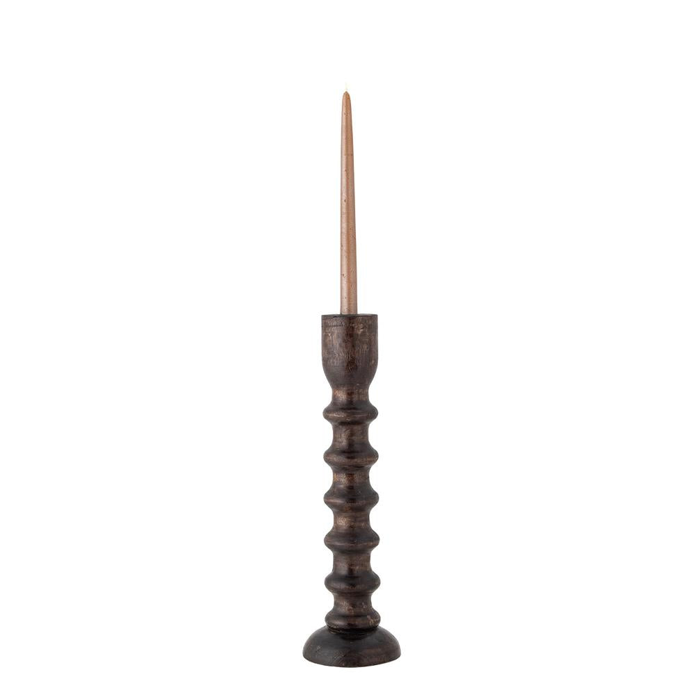Bloomingville Brenda Kerzenständer, Braun, Mangoholz, 43 cm, dänisches Design