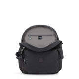 Kipling CITY PACK M, Mittelgroßer Rucksack, Black Noir (schwarz), 16L, Damenrucksack mit vielen Fächern