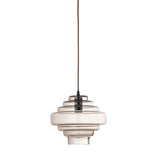 Bloomingville Ilua Hängeleuchte Braun Glas Mediterran 27cm