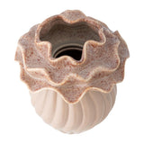 Bloomingville Petalia Vase Rose Steingut D15,5xH17 cm – elegante Rosenvase
