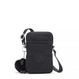 Kipling TALLY, Handytasche, Black Noir (schwarz), Crossbody Tasche für Smartphone mit Fächern