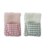 Bloomingville MINI Elie Puppe bunt - 2er Set Kuschelpuppen Hase & Elefant für Baby & Kinderzimmer