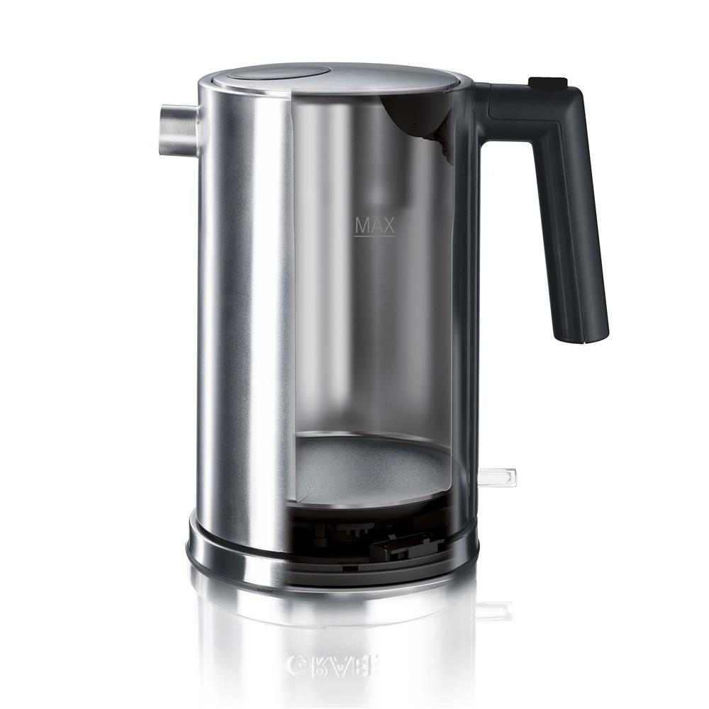 GRAEF 1,5L Edelstahlwasserkocher WK 600 Einwandiger Edelstahl Wasserkocher