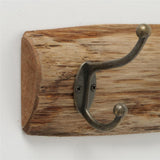 BOLTZE Garderobenleiste Brando Eichenholz 5 Haken 10 x 55 cm