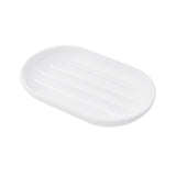 Umbra Touch Seifenschale, ovale Seifenablage mit Soft Touch Finish, in Weiß