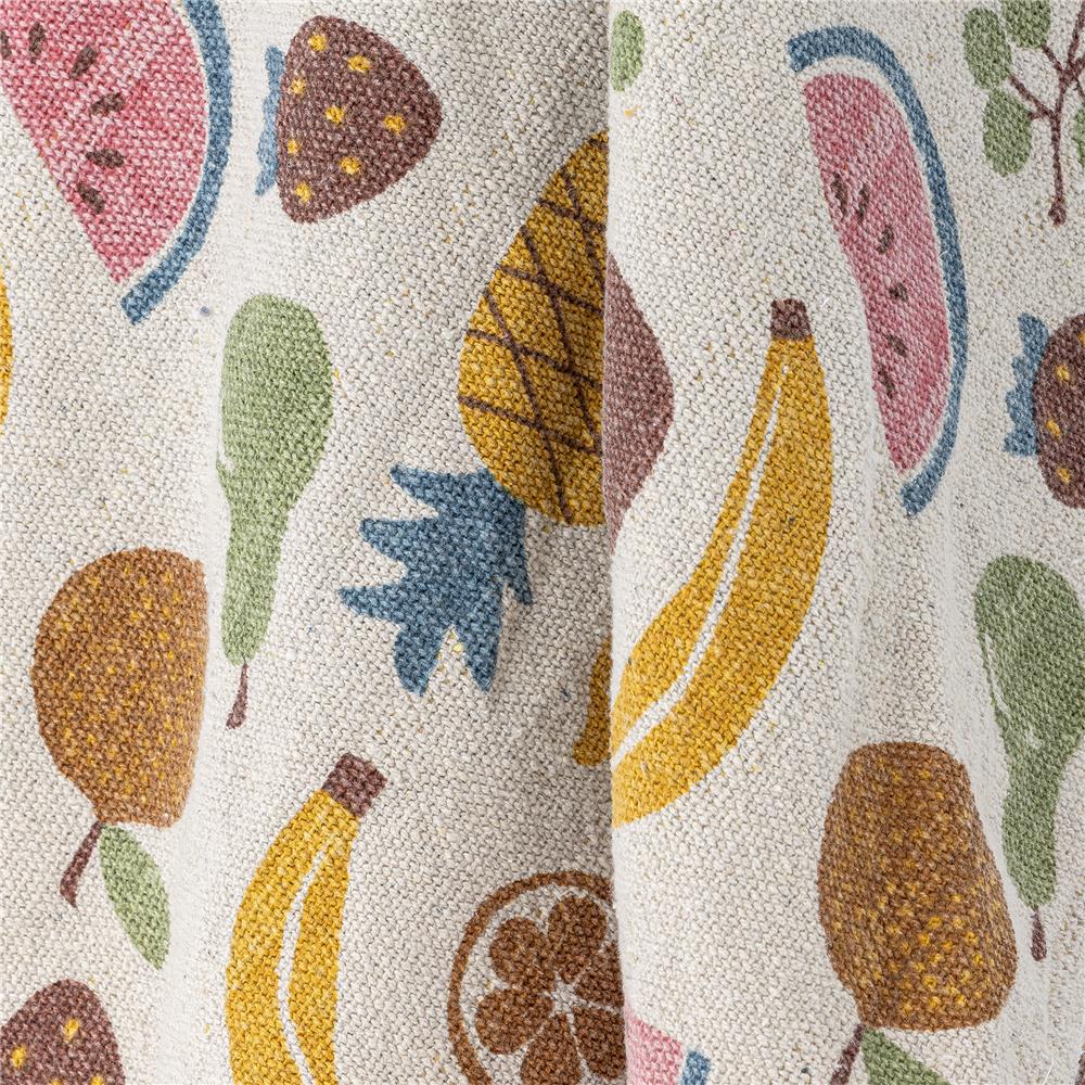 Bloomingville MINI Fruitta Decke Bunt Baumwollmix 160x130cm Kinder
