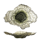 Bloomingville Aiku Dekoschale Glas grün skulptural 38 cm