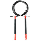 Speed Rope Springseil 300 cm Stahlseil verstellbar Rot/Schwarz | HMS SK54