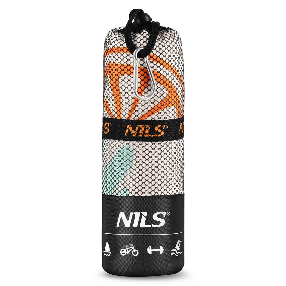 NILS Mikrofaserhandtuch 160x80 cm Summer - schnelltrocknendes Handtuch für Camping, Strand & Sport