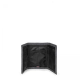 Eastpak CREW SINGLE, Geldbörse, Black Denim (grau), Dreifach faltbares Portemonnaie