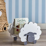Bloomingville MINI Dolly Bücherständer weiß - Kinder Bücherregal Schaf MDF für Kinderzimmer & Aufbewahrung