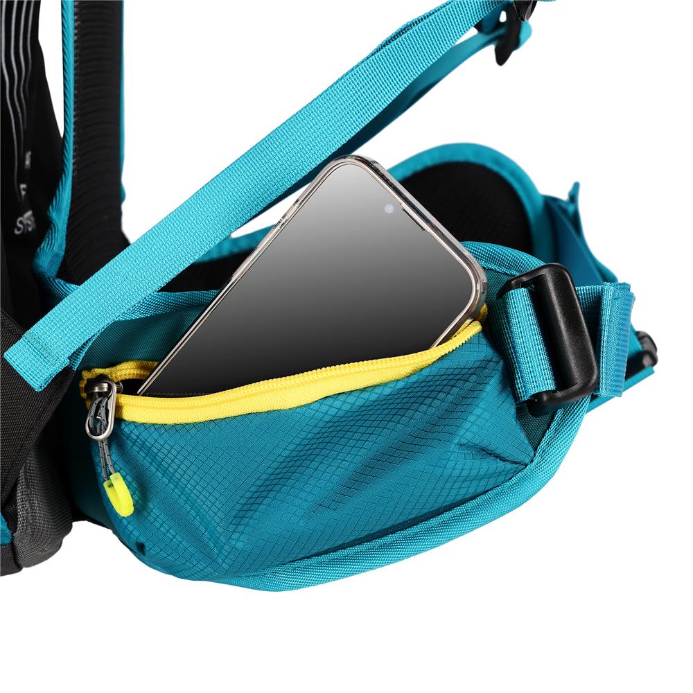 NILS CAMP Trekkingrucksack Rambler 40L in Blau - Outdoor Rucksack mit Belüftung & Regenhülle