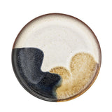 Bloomingville Jules Teller, Braun/Blau, 28,5cm, Steingut, dänisches Design