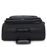 Kipling YOURI SPIN L, Reisekoffer, Signature Emb (schwarz), 100L Trolley Koffer groß Rollen