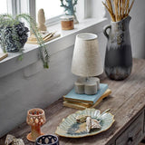 Bloomingville Dorreen Servierplatte Blau Steingut Landhausstil 31cm