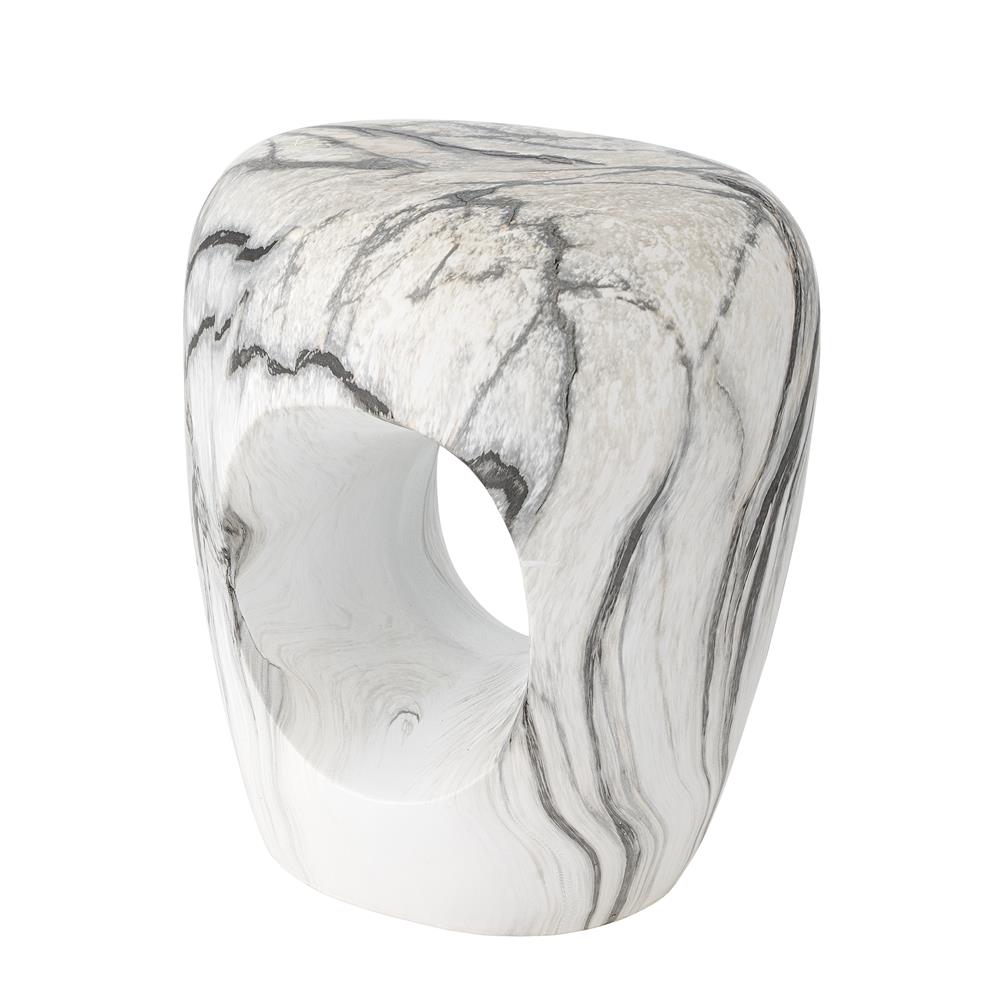 Bloomingville Bard Beistelltisch natur - Steingut Tisch skulptural modern für Wohnzimmer & Deko