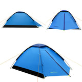 NILS CAMP Nightfall Zelt für 2 Personen in Blau - leichtes Campingzelt für Trekking, Berge & Outdoor