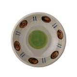 Bloomingville Peline Schale bunt D11 cm, 100 ml aus Steingut – handbemaltes 2er Set für Küche