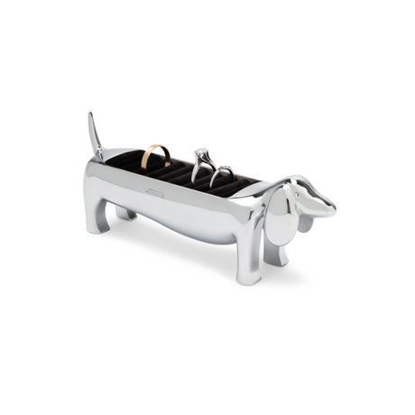 Umbra Dachsie Ringhalter in Form eines Dackels für 9 Ringe