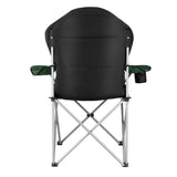 NILS CAMP Campingstuhl Tarnfarben - großer gepolsterter Klappstuhl mit Armlehnen für Camping & Garten