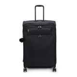 Kipling YOURI SPIN L, Reisekoffer, Signature Emb (schwarz), 100L Trolley Koffer groß Rollen