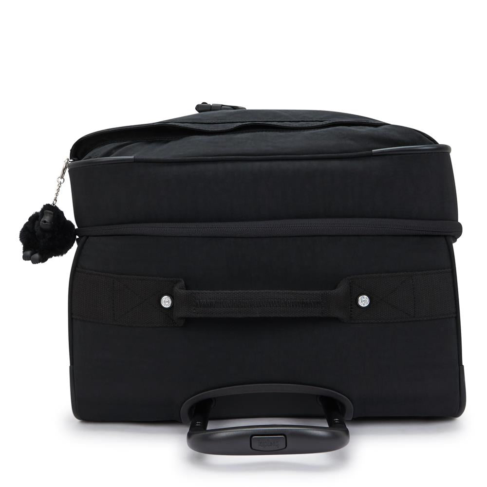 Kipling SPONTANEOUS L, Großer Reisekoffer, Black Noir (schwarz), 101L, 4-Rollen, TSA-Schloss