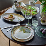 Bloomingville Sunil Teller Bunt Glas 2er Set 19,5cm Dessertteller