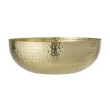 Bloomingville Mettemarie Schale Gold 36cm Metall große Dekoschale Schüssel dänisches Design