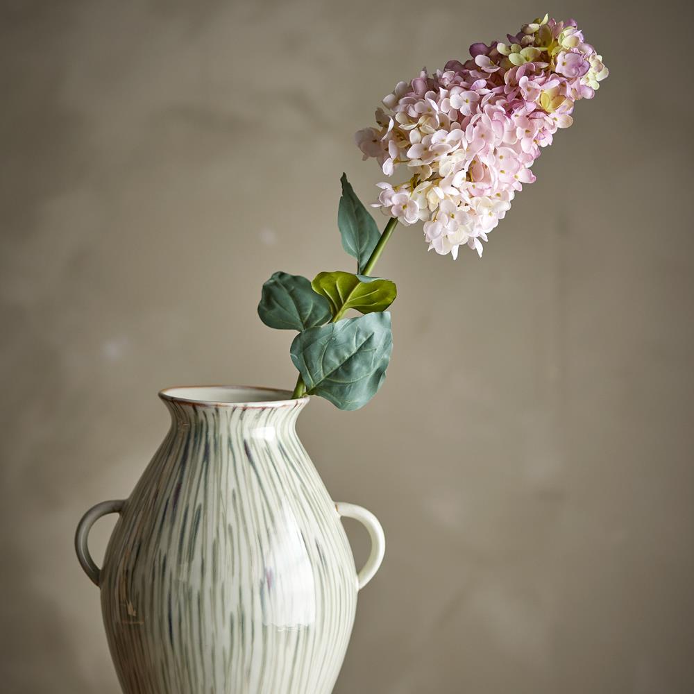 Bloomingville Hydrangea Stiel künstliche Blume rosa Deko Vase Wohnzimmer Blumen