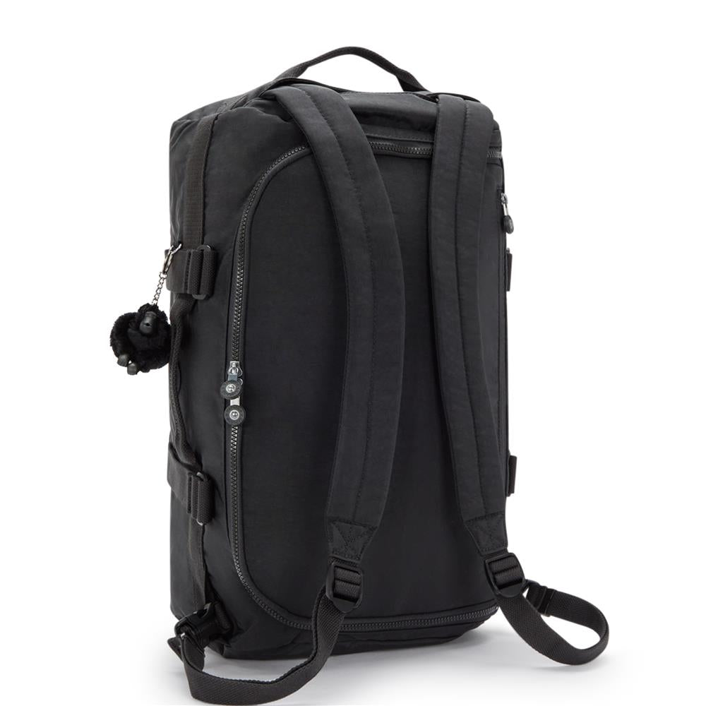 Kipling JONIS S, Kleiner umwandelbarer Rucksack, Black Noir (schwarz), 32L, Sporttasche
