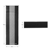 NILS CAMP selbstaufblasende Campingmatte 195 cm schwarz Isomatte Outdoor Schlafmatte